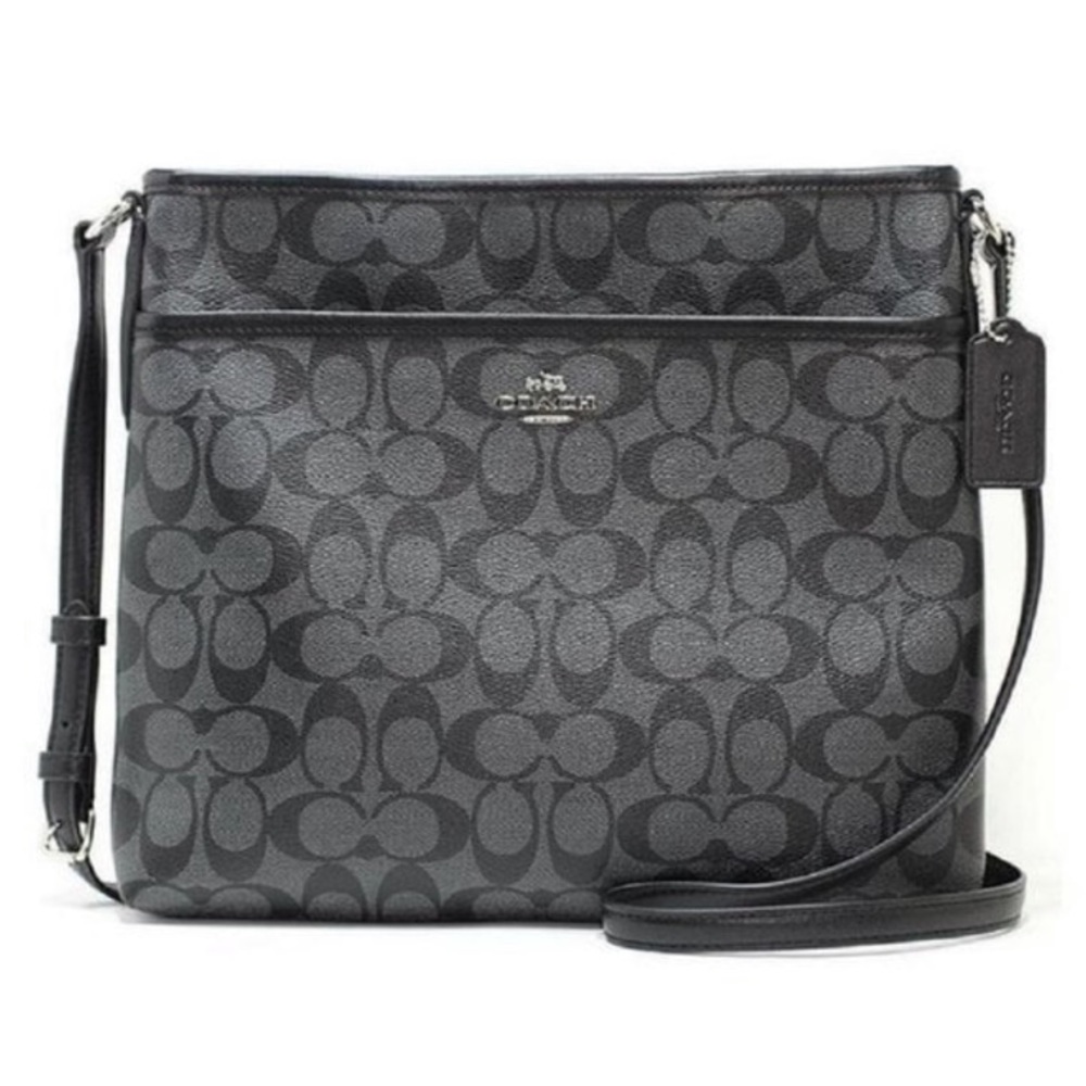 COACH Signature File Crossbody